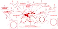AUTOCOLLANTS pour Honda CBR 650 R de 2023