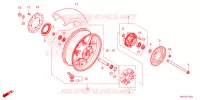 ROUE ARRIERE pour Honda CBR 650 R E-CLUTCH de 2024