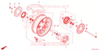 ROUE ARRIERE pour Honda CBR 650 R E-CLUTCH de 2024