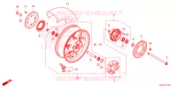 ROUE ARRIERE pour Honda CBR 650 R E-CLUTCH de 2024