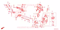 GUIDON pour Honda CBR 650 R E-CLUTCH de 2024