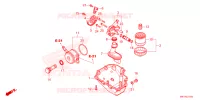 CARTER   POMPE   FILTRE A HUILE pour Honda CBR 650 R E-CLUTCH de 2024