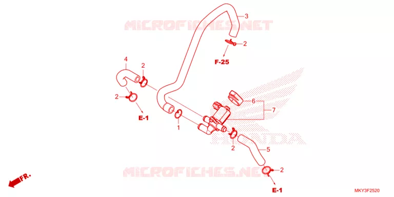 COMMANDE INJECTION D'AIR SOUPAPE Honda MOTO 650 CB 2023  CB650RAP