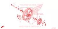 ROUE AVANT pour Honda PCX 125 de 2015