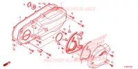 COUVERCLE GAUCHE pour Honda PCX 125 de 2016