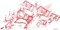INNER COVER pour Honda PCX 125 de 2016