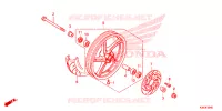 ROUE AVANT pour Honda PCX 125 de 2016