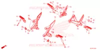 REPOSE PIED pour Honda CBR 500 R de 2025