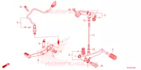PEDALE pour Honda CBR 500 R de 2025