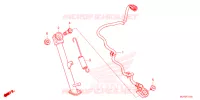BEQUILLE LATERALE pour Honda CBR 500 R de 2025
