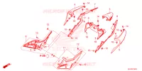 COUVERCLES LATERAUX   ARRIERES pour Honda CB 500 HORNET de 2025
