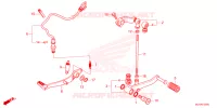PEDALE pour Honda CB 500 HORNET de 2025