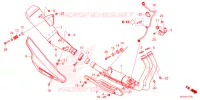 SILENCIEUX D'ECHAPPEMENT pour Honda CB 500 HORNET de 2025