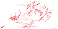 COUVERCLES LATERAUX   ARRIERES pour Honda CB 500 HORNET de 2025