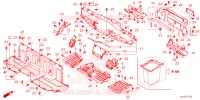 CARROSSERIE CENTRALE pour Honda PIONEER 1000-3 EPS de 2025