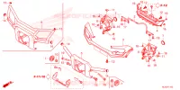 PARE CHOCS AVANT   ENTOURAGE DE PHARES pour Honda PIONEER 1000-3 EPS de 2025