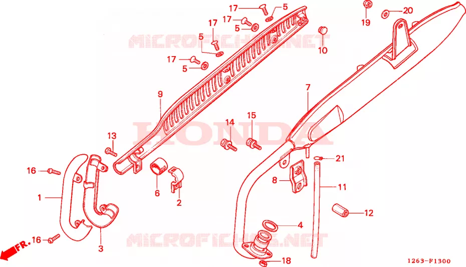 SILENCIEUX D'ECHAPPEMENT (ST50C) Honda MOTO 50 DAX 1982  ST50C