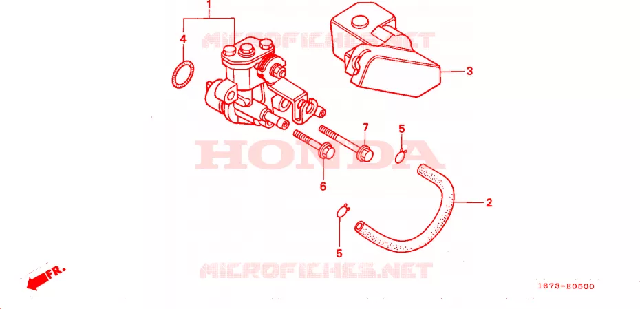 POMPE A HUILE Honda MOTO 50 MT 1993  MT50SP