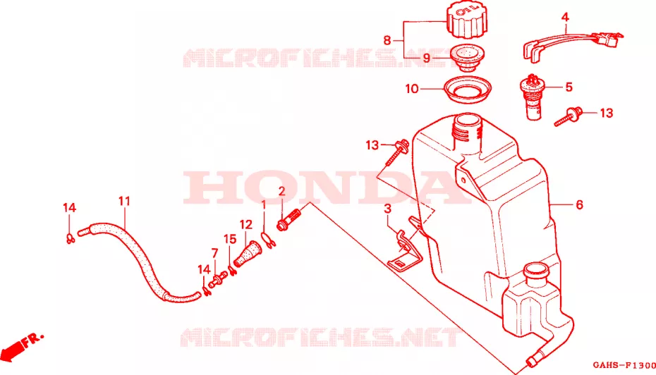 RESERVOIR D'HUILE Honda SCOOTER 50 DIO 1993  SK50MP