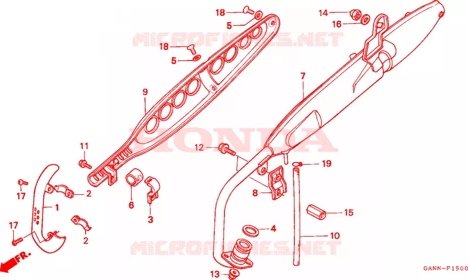SILENCIEUX D'ECHAPPEMENT Honda MOTO 50 DAX 1997  ST50T
