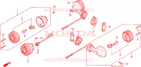 CLIGNOTANT pour Honda CUB 50 STANDARD, KM/H de 1994