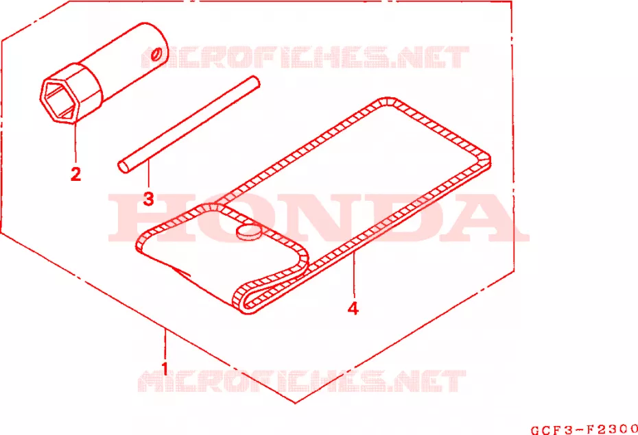 OUTIL Honda MOTO 70 XR 2001  XR70R1