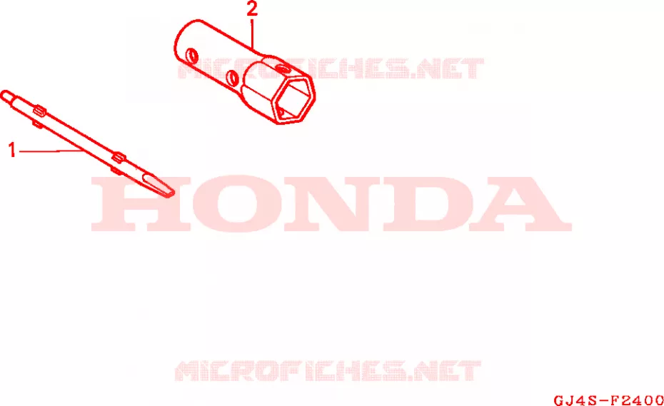 OUTIL Honda SCOOTER 75 SH 1987  SH75H