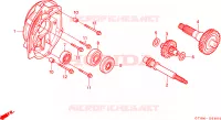 BOITE DE VITESSES pour Honda WALLAROO 50 self starter de 1991