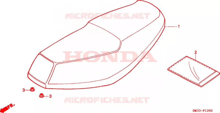 SELLE Honda SCOOTER 90 YUPY 1993  NH90P