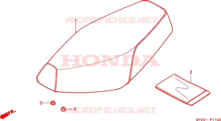 SELLE Honda SCOOTER 75 VISION 1993  SA75P