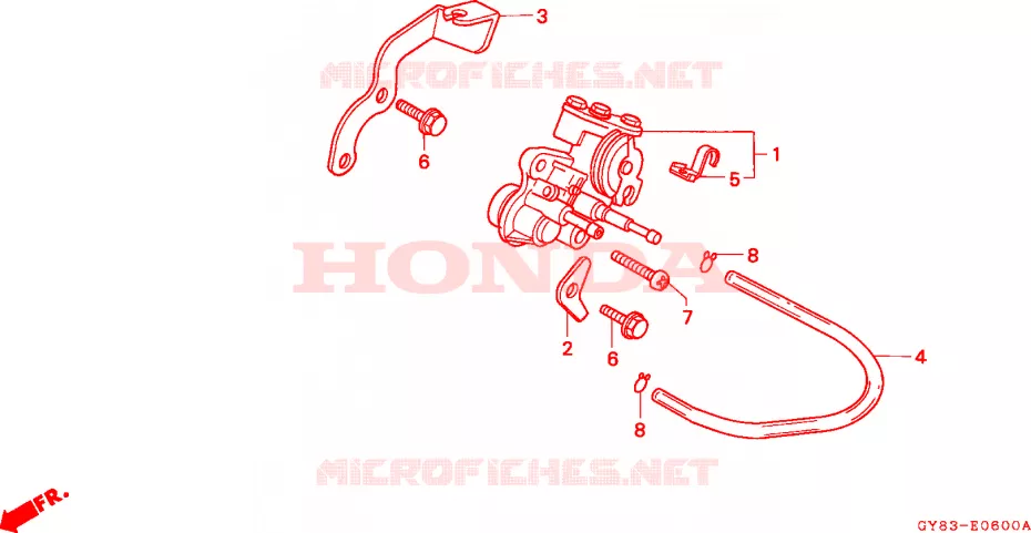 POMPE A HUILE Honda MOTO 75 CRM 1994  CRM75RR