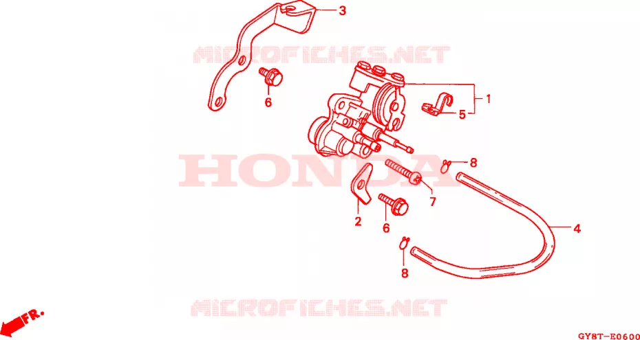 POMPE A HUILE Honda MOTO 50 CRM 1996  CRM50RT