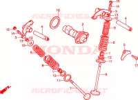 ARBRE A CAMES   SOUPAPE pour Honda FOURTRAX 125 de 1987