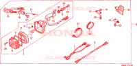 ENSEMBLE FEU DE STOP(1) pour Honda TRX 250 FOURTRAX RECON de 2000