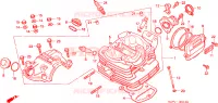 CULASSE pour Honda NX 125 TRANSCITY de 1997