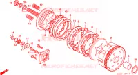 EMBRAYAGE(SI) pour Honda CM 125 CUSTOM de 1994