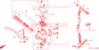 MAITRE CYLINDRE FREIN AV.(SI) pour Honda CM 125 CUSTOM de 1994