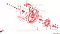 ROUE AVANT(SI) pour Honda CM 125 CUSTOM de 1994