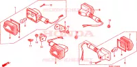 CLIGNOTANT pour Honda XLR 125 de 1998