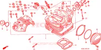 CULASSE pour Honda XLR 125 de 1998