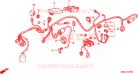 FAISCEAU DES FILS pour Honda XLR 125 de 1998