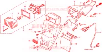 FEU ARRIERE pour Honda XLR 125 de 1998