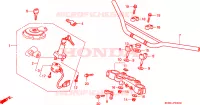 GUIDON   TE DE FOURCHE pour Honda XLR 125 de 1998
