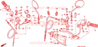 LEVIER DE GUIDON   CABLE   COMMODO pour Honda XLR 125 de 1998