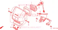 PHARE pour Honda XLR 125 de 1998