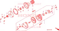 POMPE A HUILE pour Honda XLR 125 de 1998