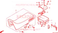 SELLE pour Honda XLR 125 de 1998