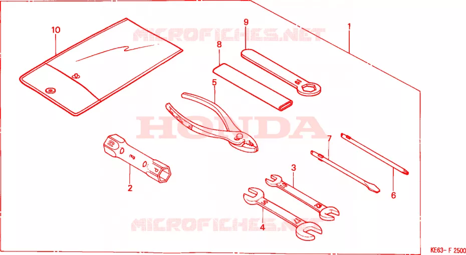 OUTIL Honda MOTO 100 other-models 1984  H100SD