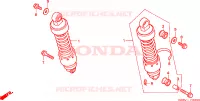 AMORTISSEUR ARRIERE pour Honda REBEL 125 de 1998
