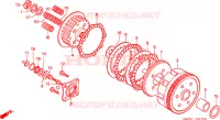 EMBRAYAGE pour Honda REBEL 125 de 1998